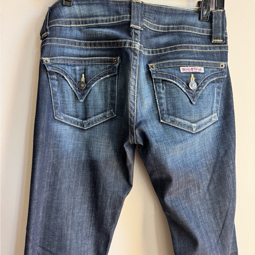 Hudson Y2K Low Rise Bootcut Flare Jeans 26 Dark Wash Retro Vintage Denim - Picture 8 of 9